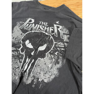 Marvel The Punisher Vintage Graphic Tee – Black 3XT 💀🔥